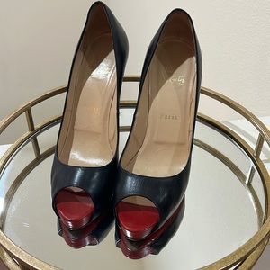 Christian Louboutin Very Prive 120 Open Toe Pump